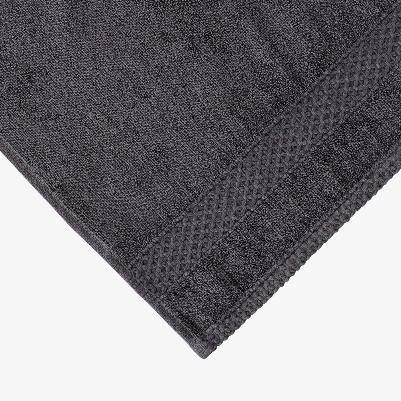 Aqua Fibro Set of 4 Extra Soft 100% Turkish Cotton Face Cloth, Anthracite Grey, 33x33 cm 3