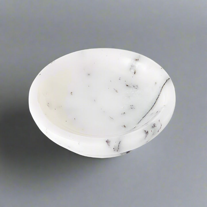 Macerari Marble Soap Dish, Lilac Bathroom Accessories sazy.com