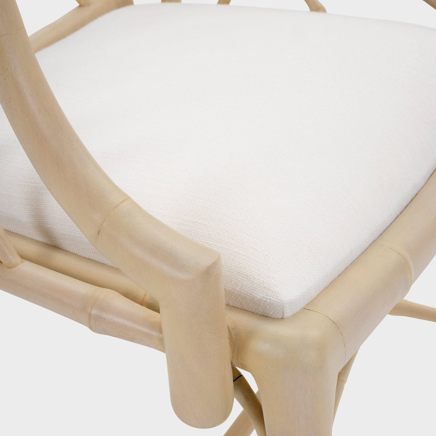 Pescari Accent Chair, Off-White - Cream Armchairs sazy.com
