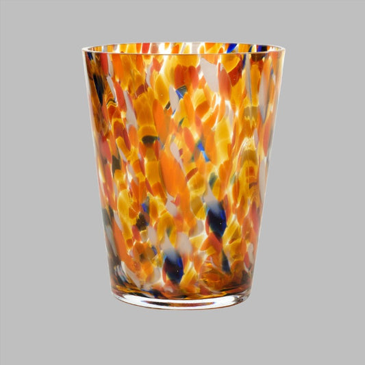 Brillante Hand-blown Vase, Multicoloured, M Vases sazy.com