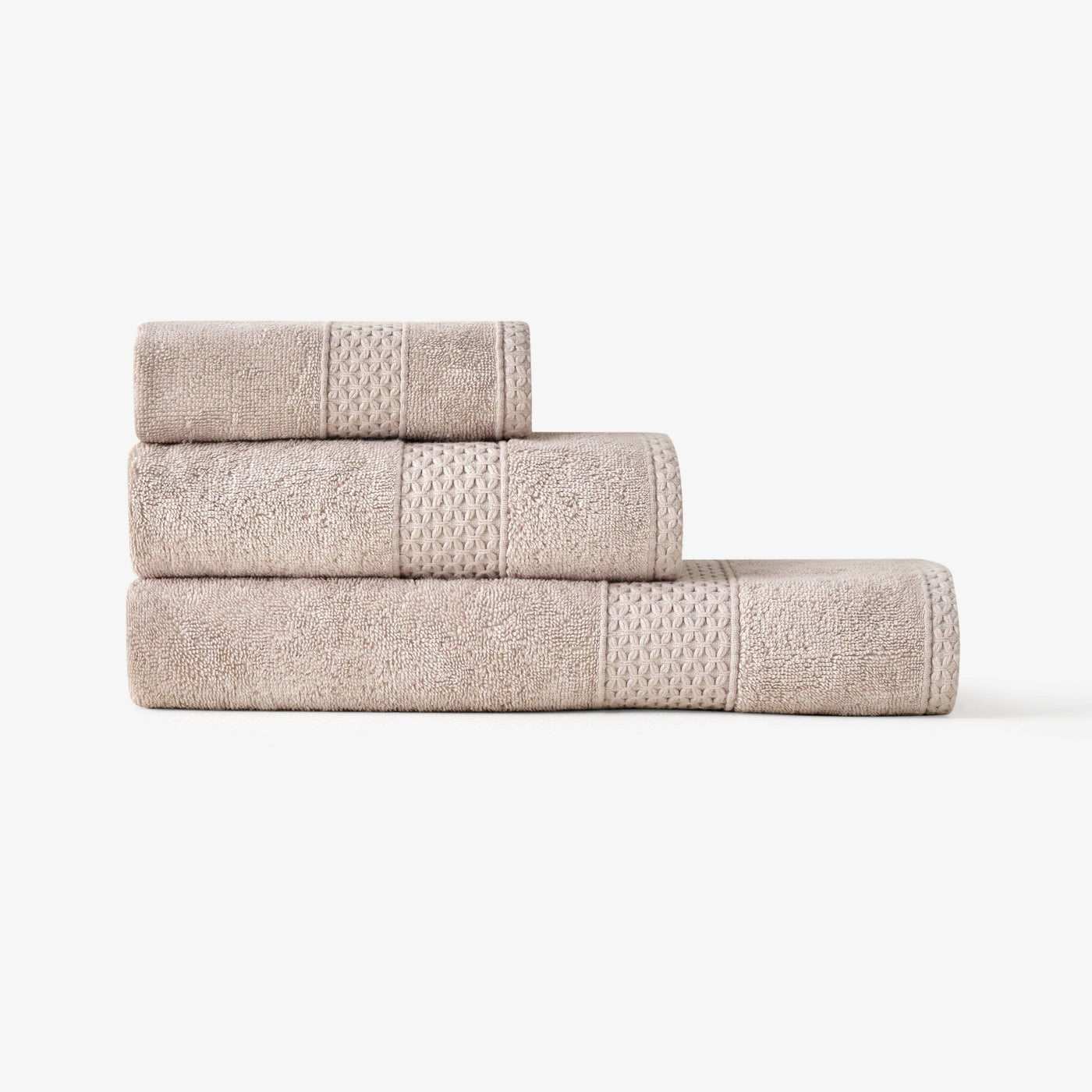 Aqua Fibro Extra Soft 100% Turkish Cotton Bath Towel, Beige 3