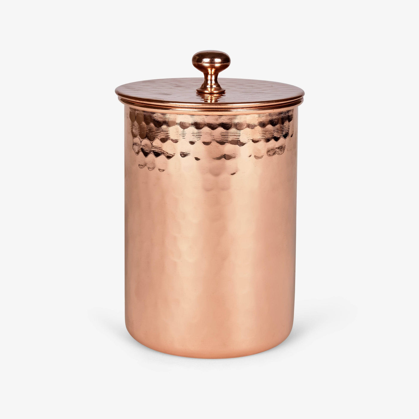 Penny Hammered Copper Spice Jar, Copper Kitchen Accessories sazy.com