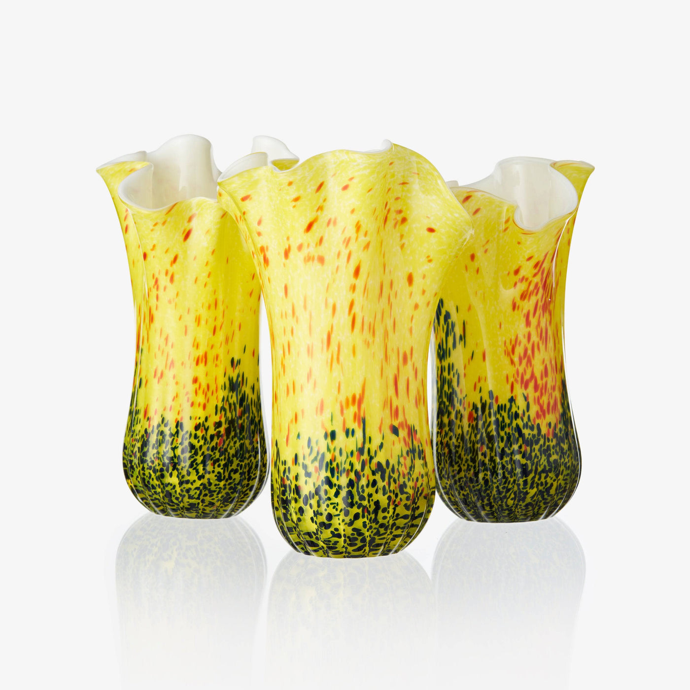 Ruscos Vase, Yellow Vases sazy.com