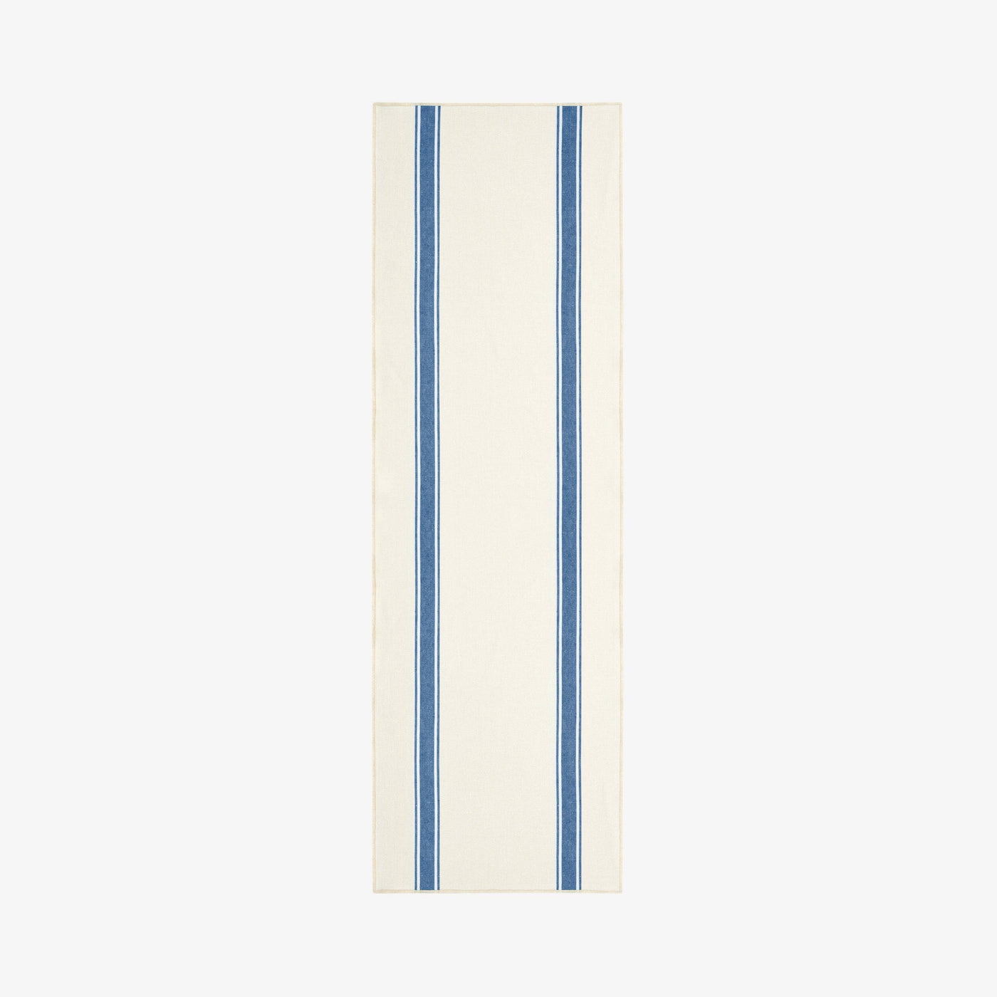 Mary Striped Runner, Natural - Blue, 46x150 cm 1