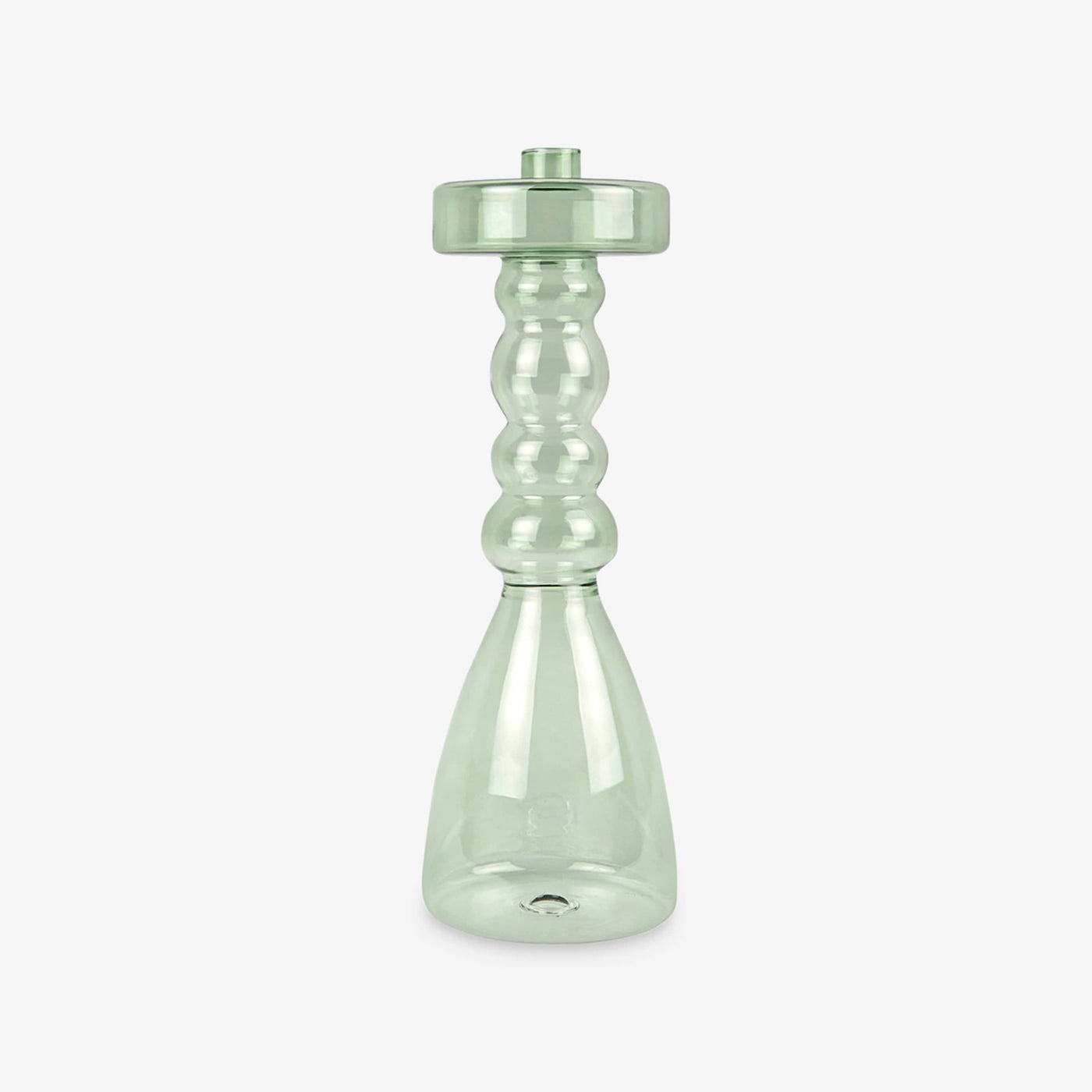 Ludou Candle Holder, Glass, Jungle Green, L Candle Holders sazy.com