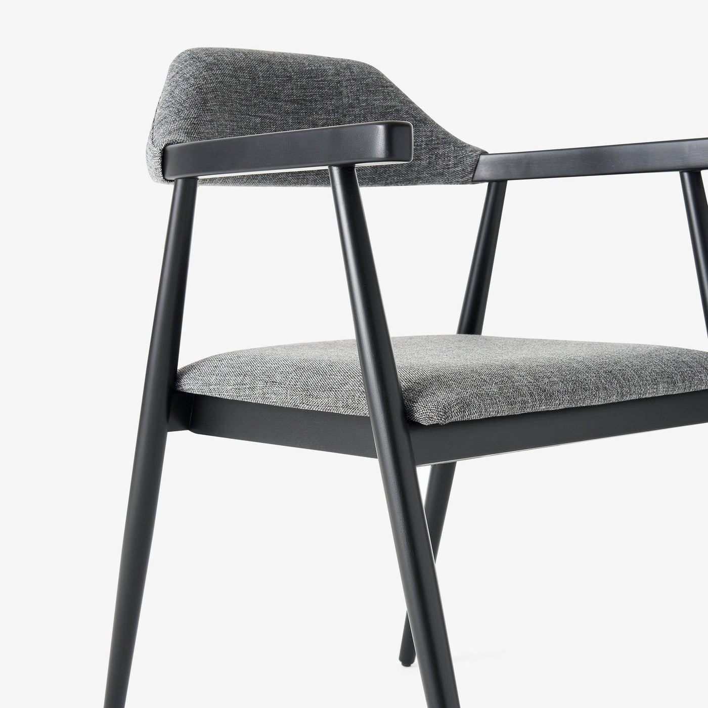 Visby Armchair, Black - Anthracite Grey 3