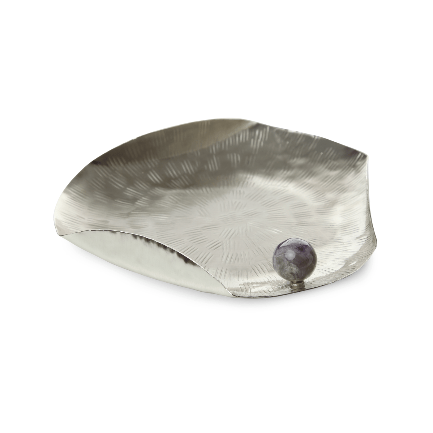 Mahika Decorative Bowl, Silver 1