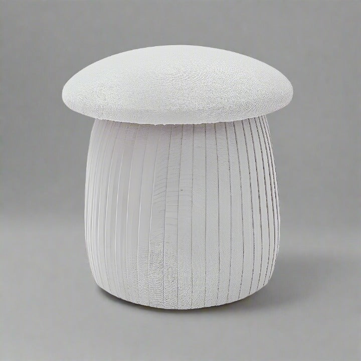 Mushroom Pouffe, Grey Pouffes sazy.com