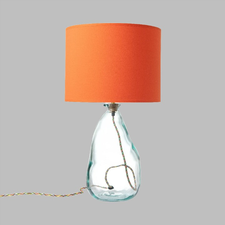 Orion Glass Bubble Table Lamp, Clear, 42 cm Table & Bedside Lamps sazy.com