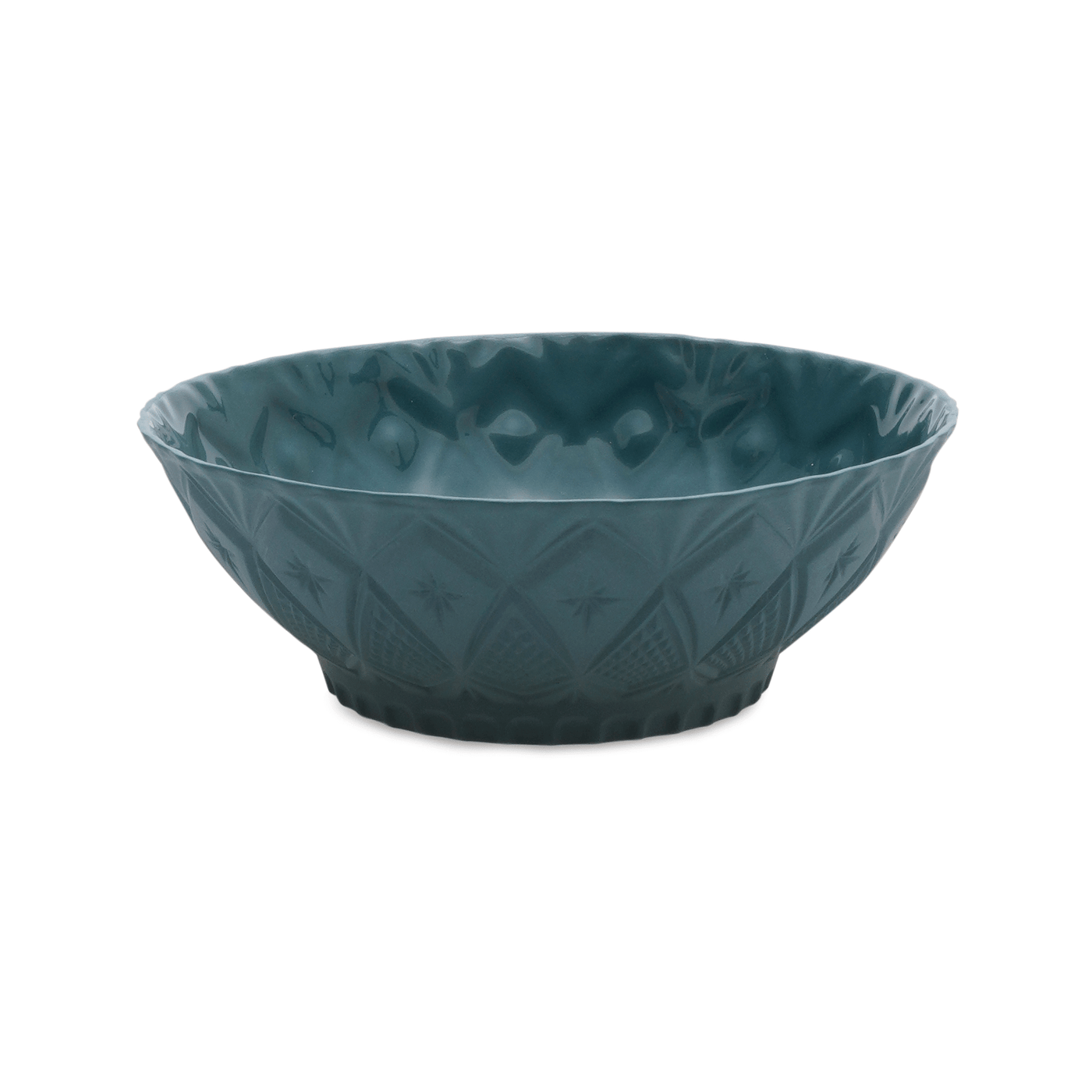 Geo Handmade Bowl, Dark Green, 15 cm Bowls sazy.com
