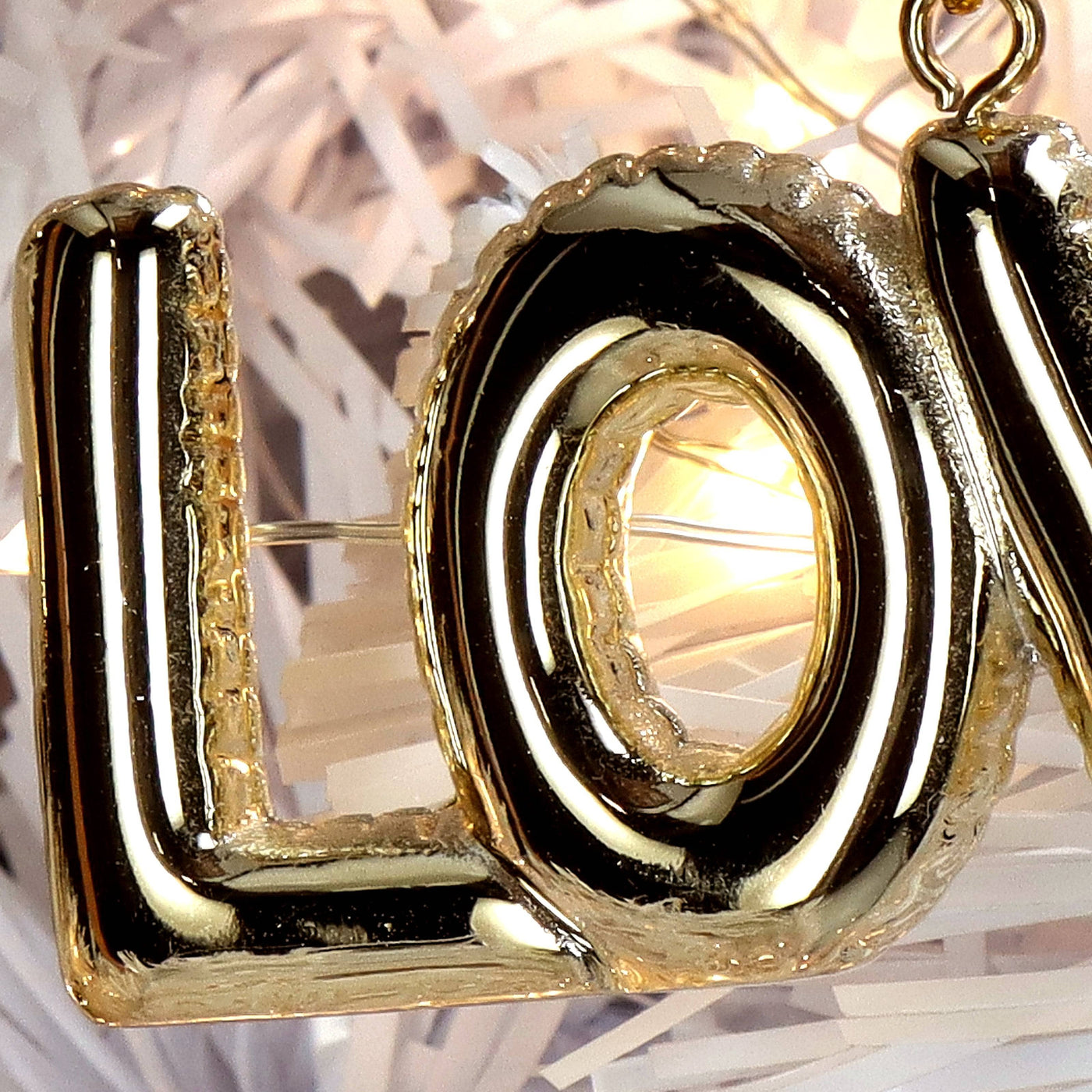 Love Ornament Set, Gold 3