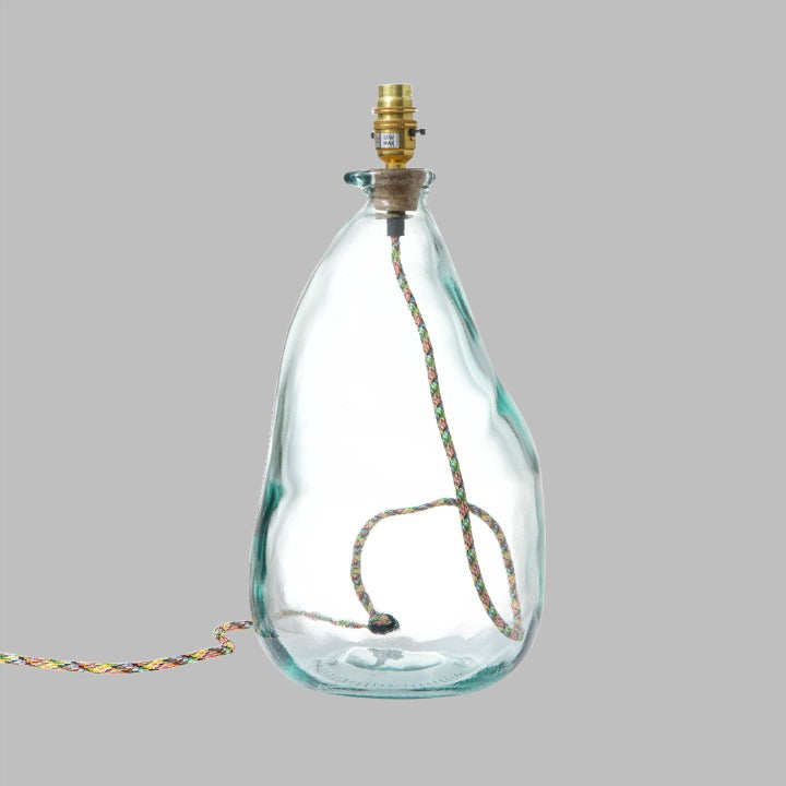 Orion Glass Bubble Table Lamp, Clear, 42 cm Table & Bedside Lamps sazy.com