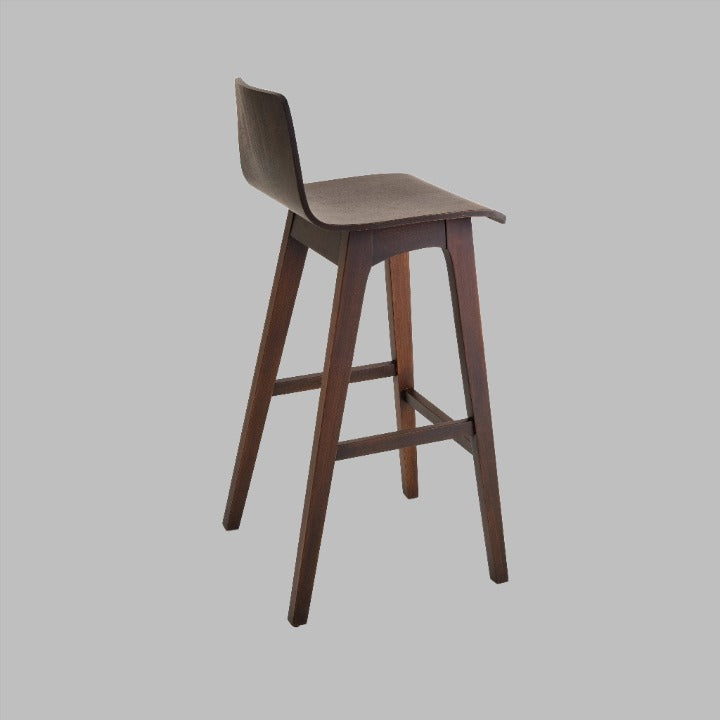 Salerno Bar Stool, Wenge Bar Stools sazy.com