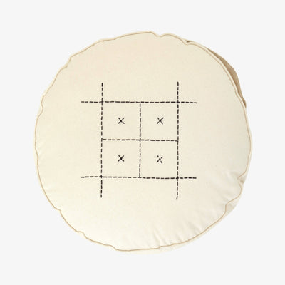 Olympia Floor Cushion, Cream, 45x45 cm 1