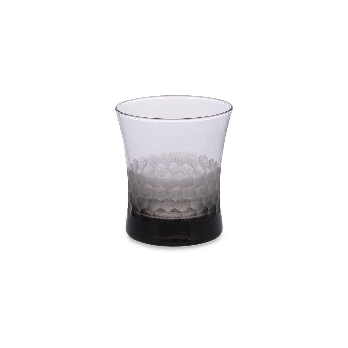 Bermondsey Set of 6 Glass Tumblers, Anthracite Grey, 240 ml 2