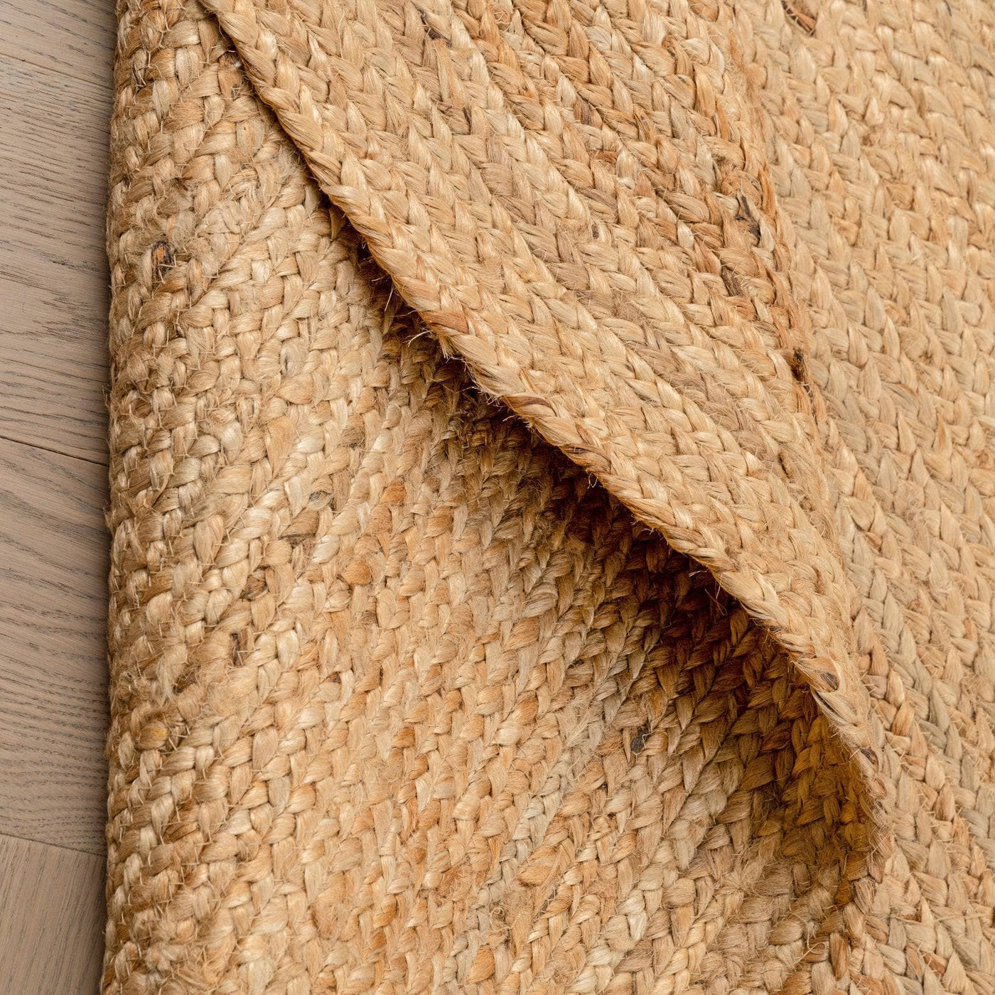 Hey Jute Round Handwoven Area Rug, Natural, 160x160 cm 4