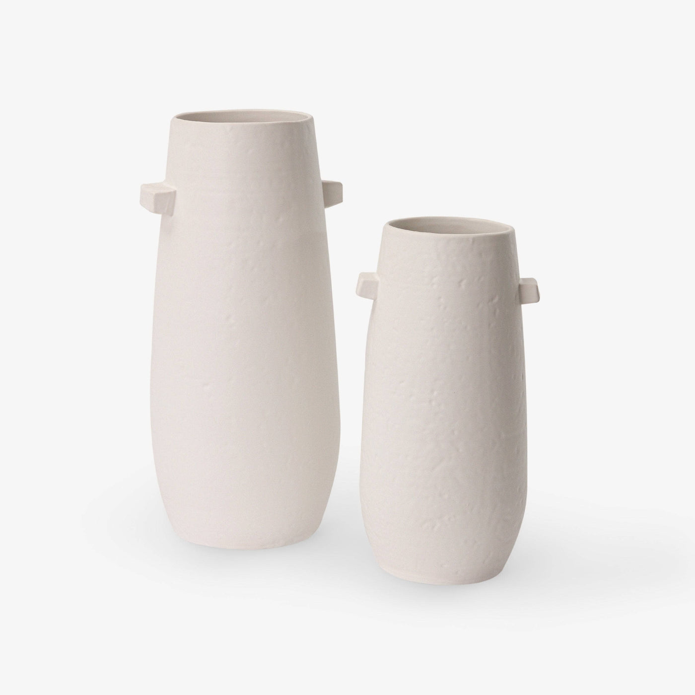 Langton Ceramic Vase, White, M Vases sazy.com
