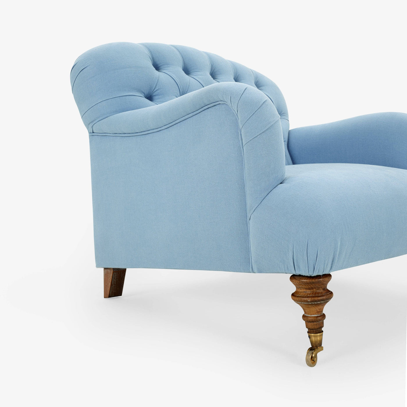 Linen Armchair, Baby Blue 3