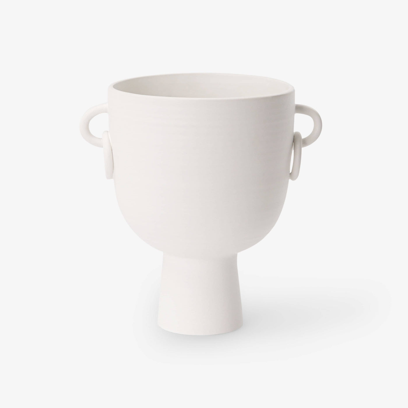 Branksome Ceramic Vase, White, S Vases sazy.com