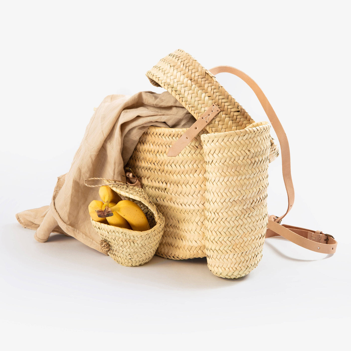 Blakney Palm Bag, Natural Baskets sazy.com