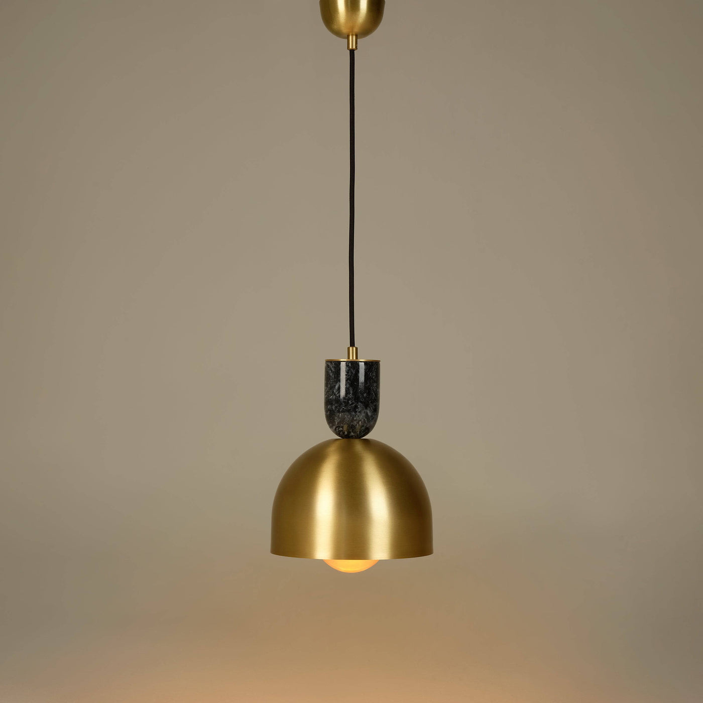 Luna Pendant, Brass - Black 3