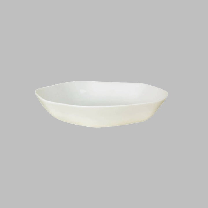 Alumilite Set of 6 Pasta Bowls, Creme, 21 cm Plates sazy.com