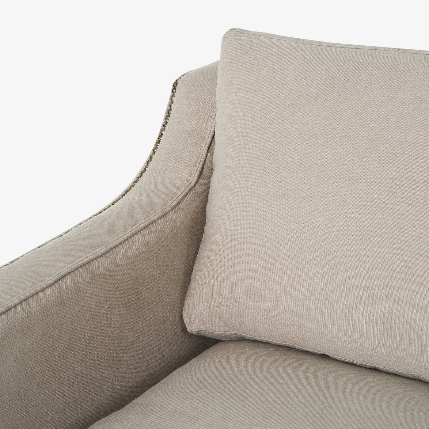Kristal Linen 3 seater sofa, Mink 5