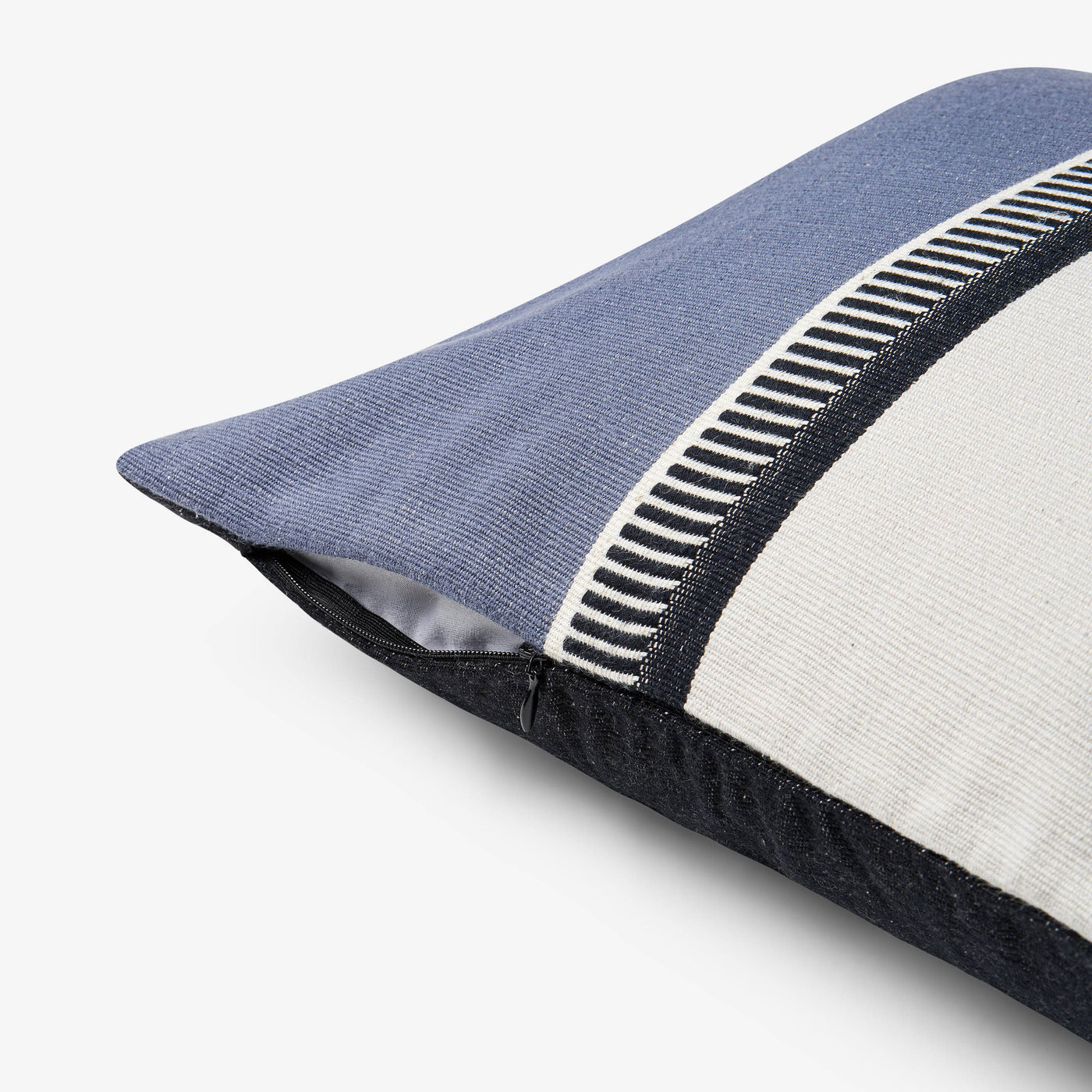 Dumnoni Cushion Cover, Navy - Beige, 35x55cm 4