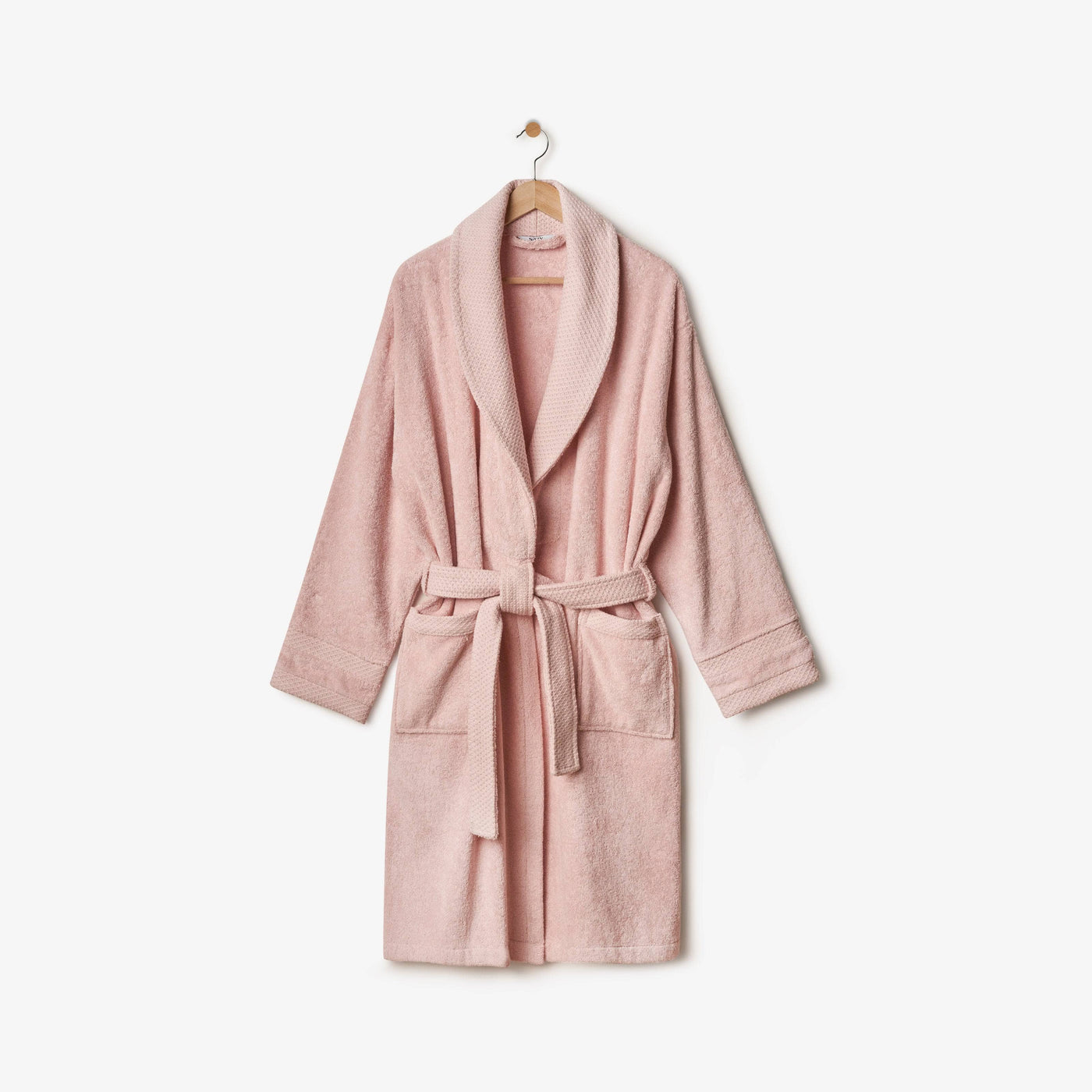 Rosalie Aqua Fibro Extra Soft 100% Turkish Cotton Women's Dressing Gown, Pink, S Dressing Gowns sazy.com