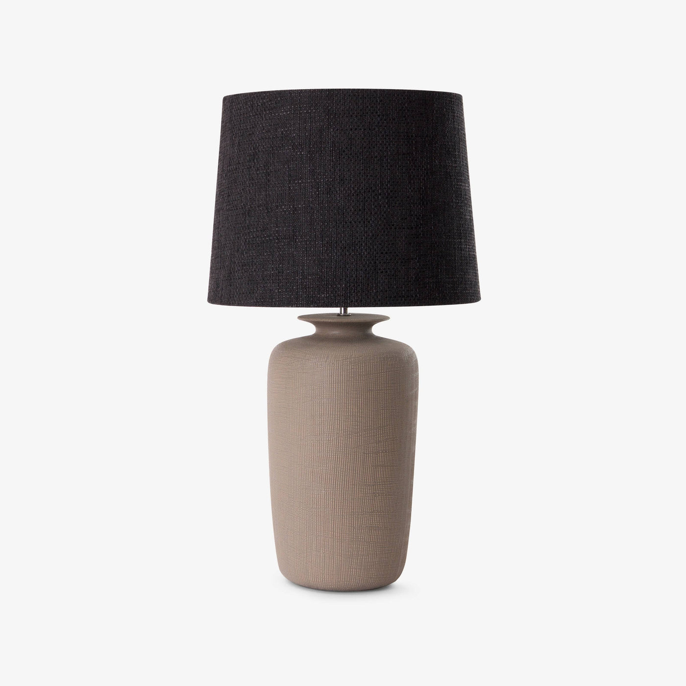 Arneto Ceramic Table Lamp, Taupe Table & Bedside Lamps sazy.com