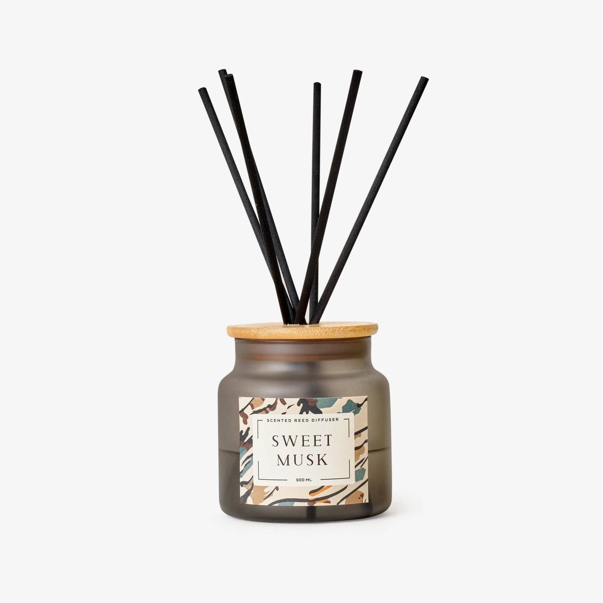 Sweet Musk Diffuser, Charcoal, 500 ml Diffusers sazy.com