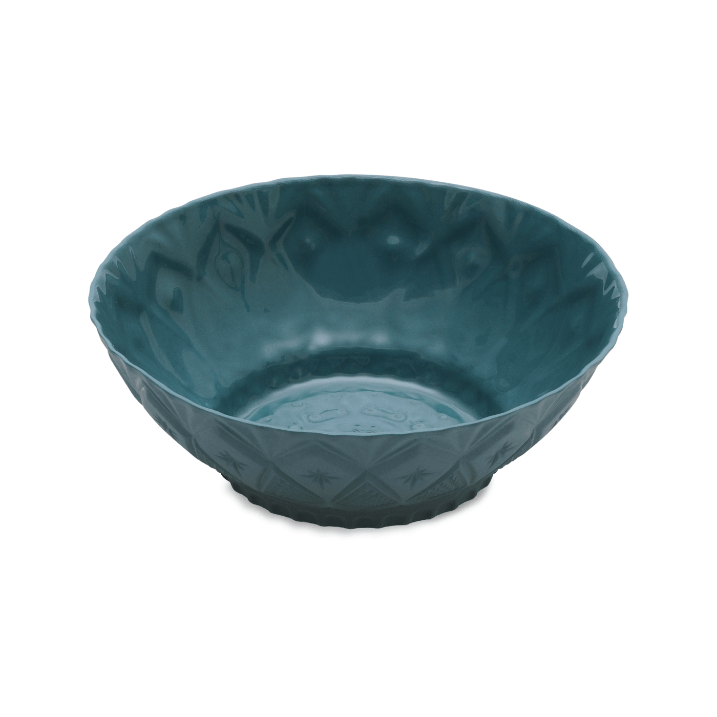 Geo Handmade Bowl, Dark Green, 15 cm Bowls sazy.com