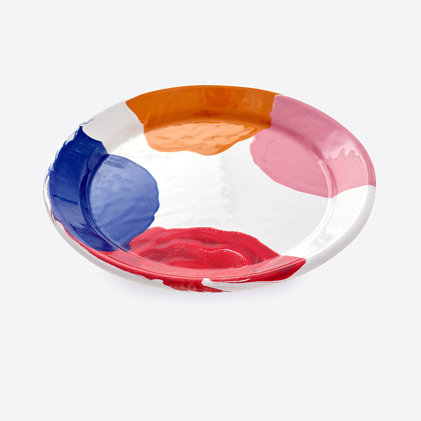 Chance Enamel Dinner Plate, Multicoloured, 25 cm Plates sazy.com