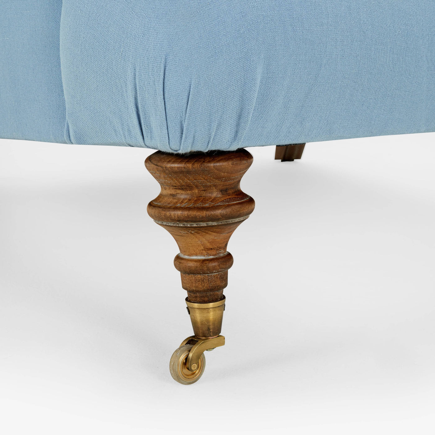 Linen Armchair, Baby Blue 4