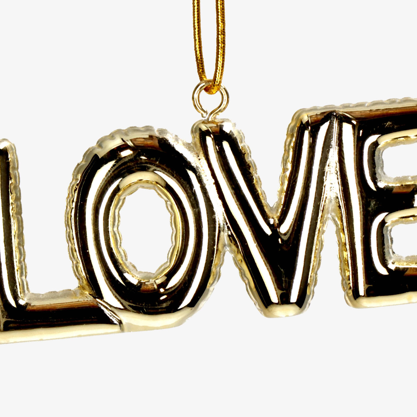 Love Ornament Set, Gold 4