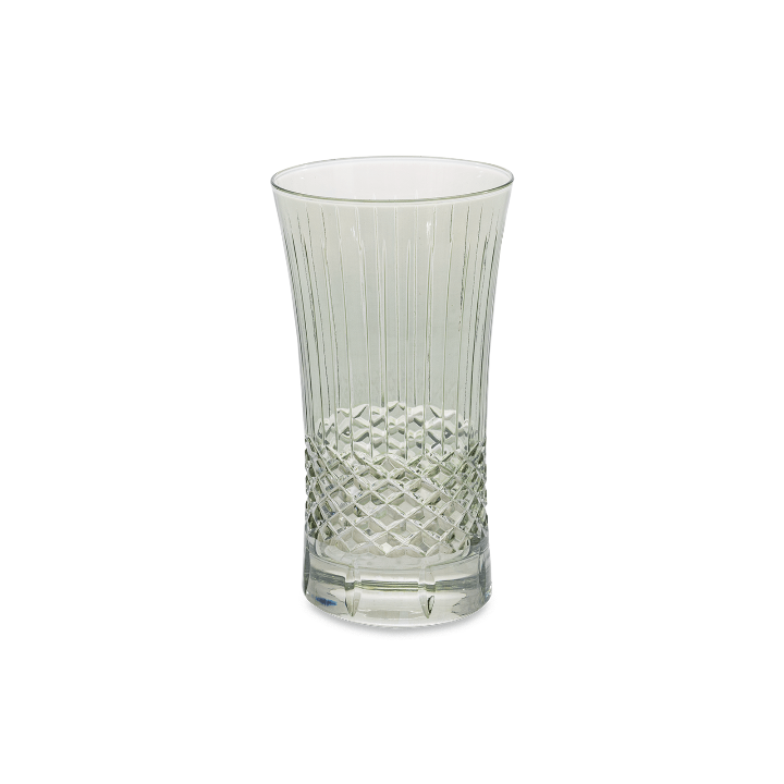 Primrose Hill Set of 6 Glass Tumblers, Green, 300 ml Glasses & Tumblers sazy.com