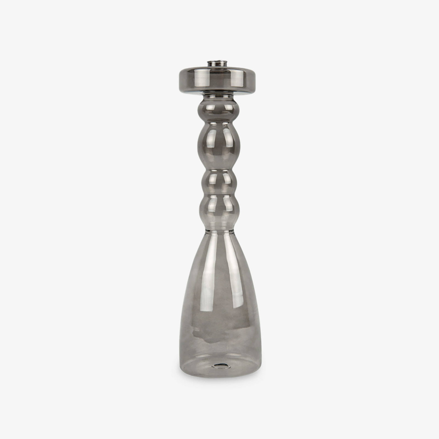 Candle Holder Pawn Glass XL, Black 3