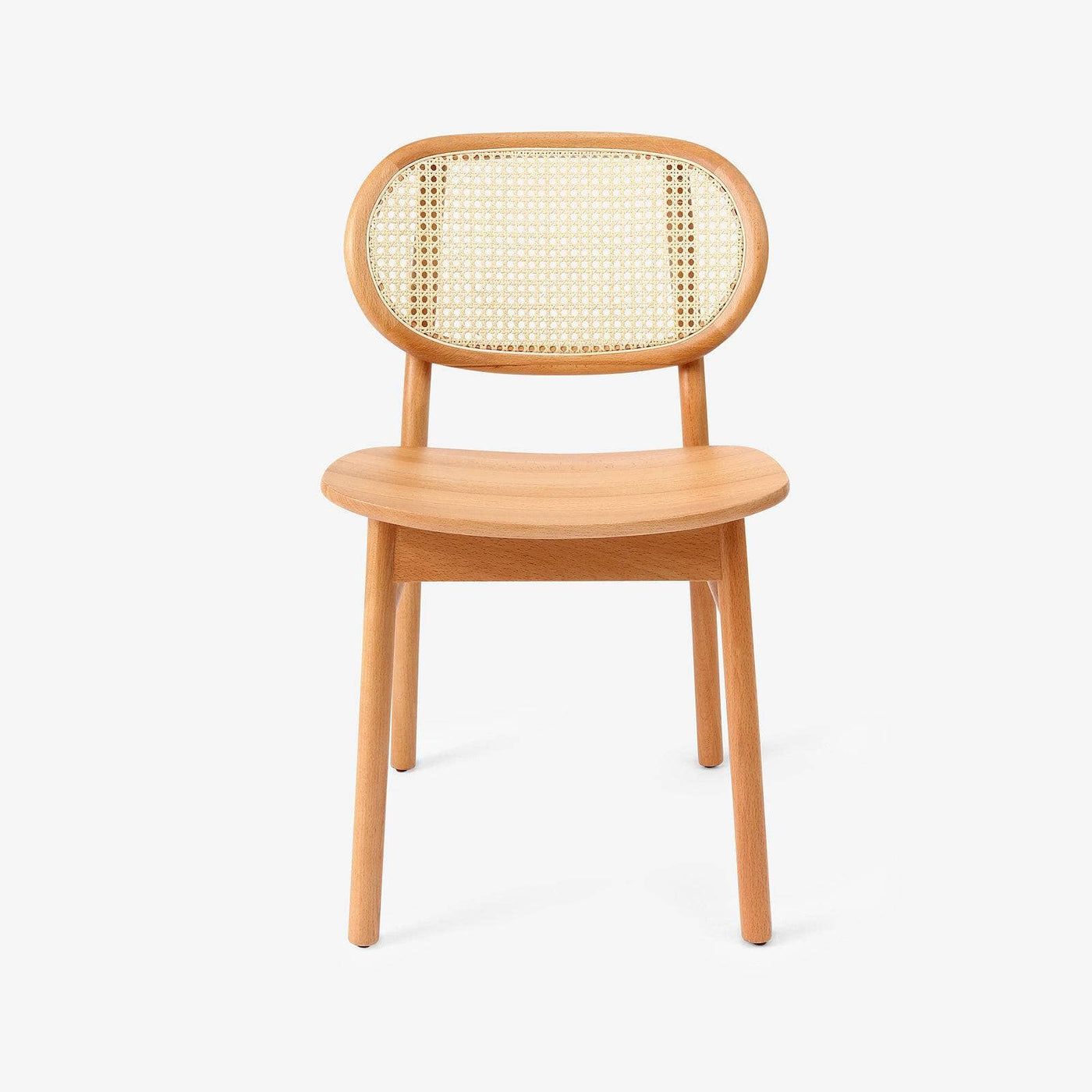 Palermo Wooden Rattan Chair, Wood 1