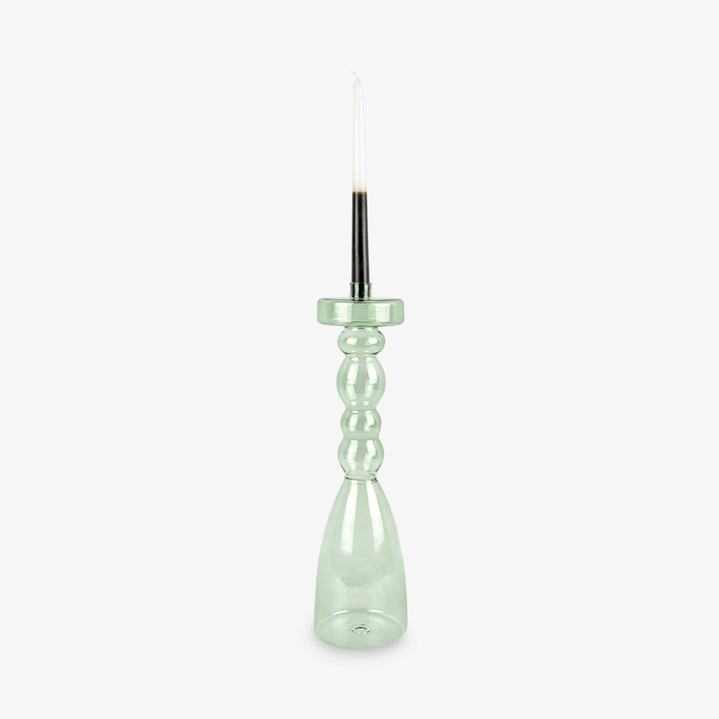 Ludou Candle Holder, Glass, Jungle Green, XL Candle Holders sazy.com