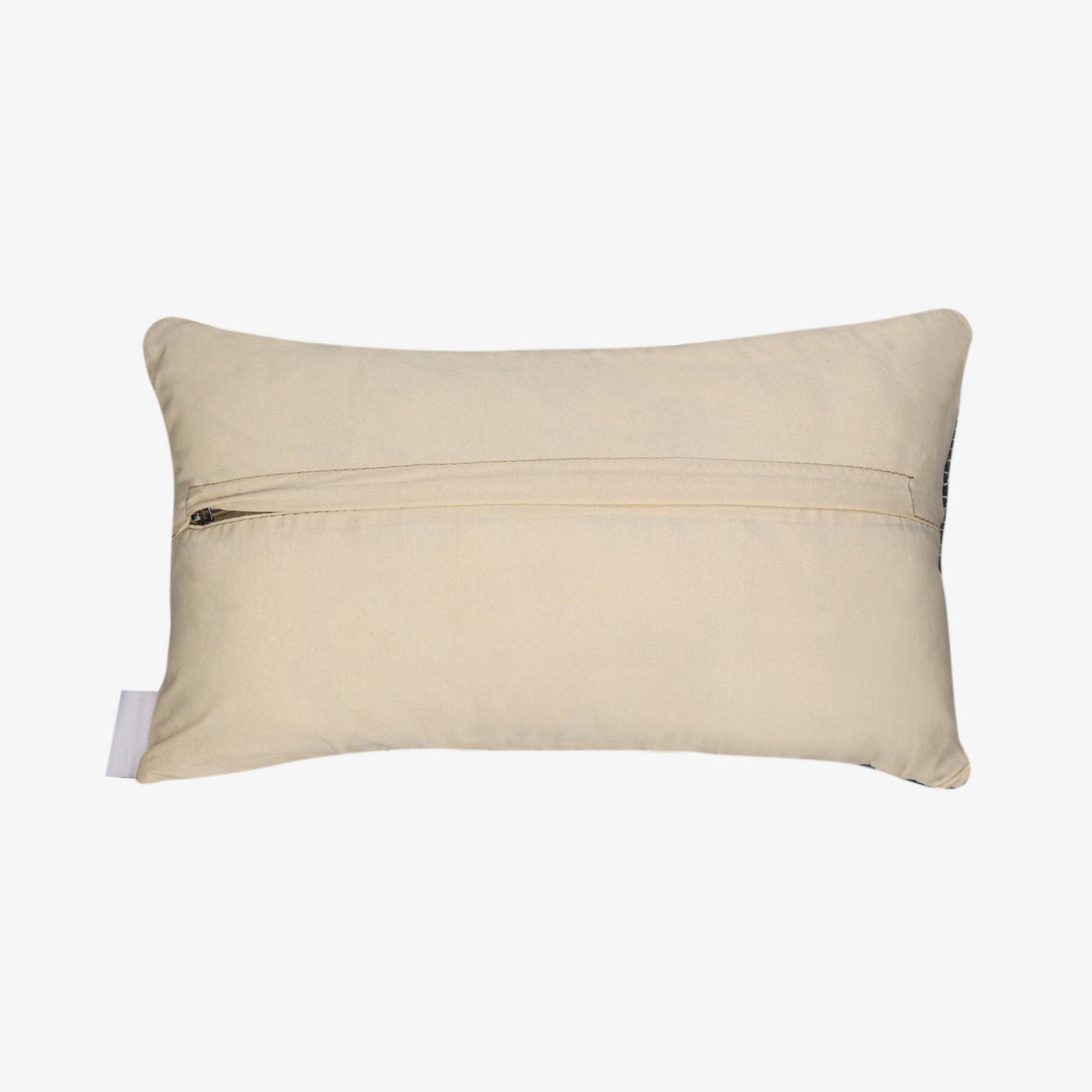 Gaia Leather Cushion, Grey, 45x45 cm 4