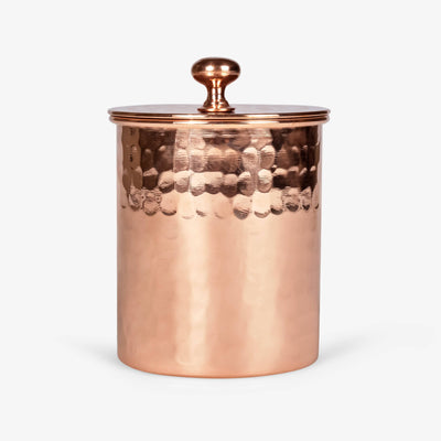 Penny Hammered Copper Spice Jar, Copper, 8.5x8.5x12.5 cm 1