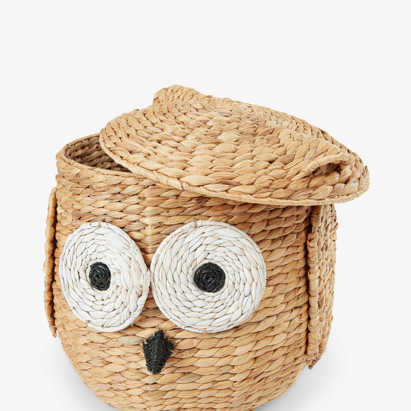 Owl Basket With Lid, Natural Baskets sazy.com