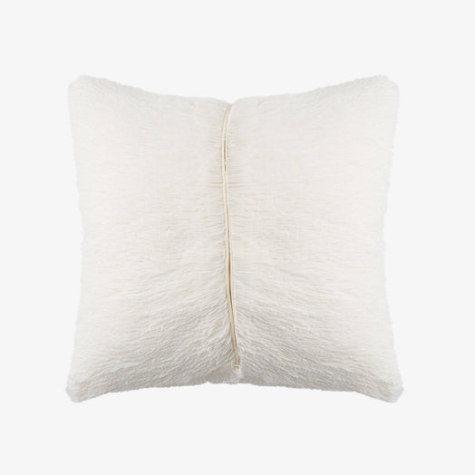 Cuddo Faux Fur Cushion Cover, Cream, 45x45 cm 2