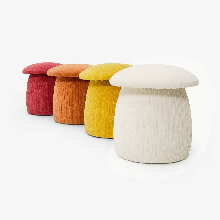 Mushroom Pouffe, Red Pouffes sazy.com