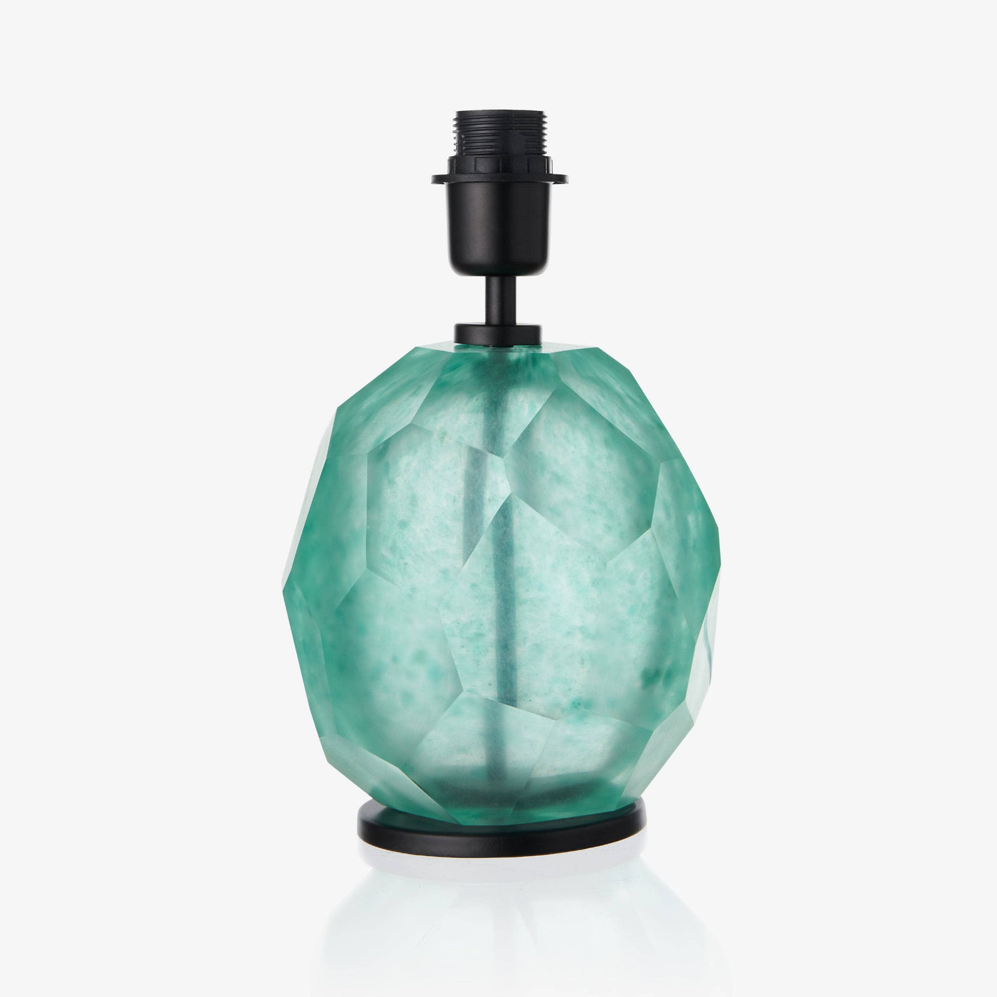 Mauritius Glass Table Lamp, Green Table & Bedside Lamps sazy.com