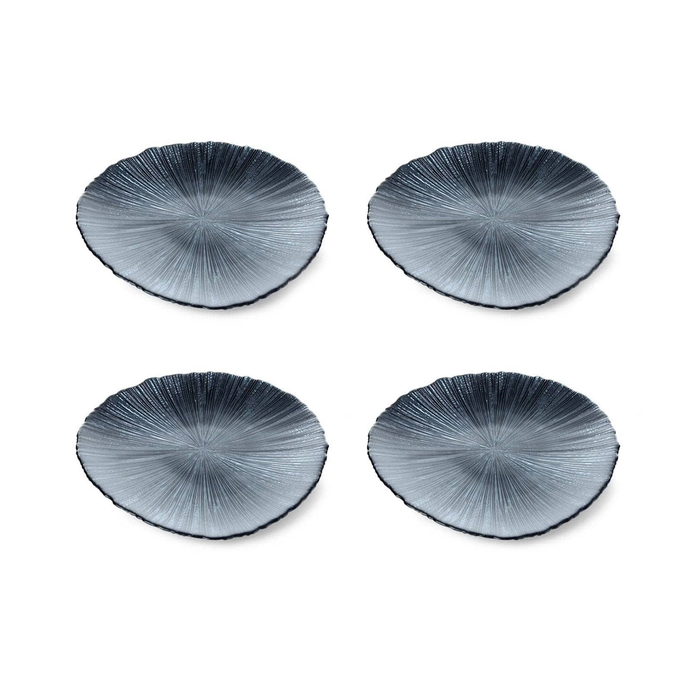 Tamara Set of 4 Side Plates, Charcoal Plates sazy.com