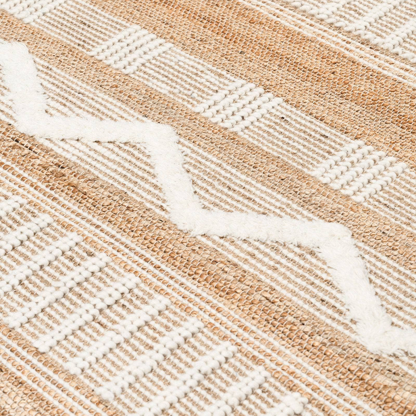 Penzance Handwoven Jute Area Rug, Natural, 120x180 cm 3