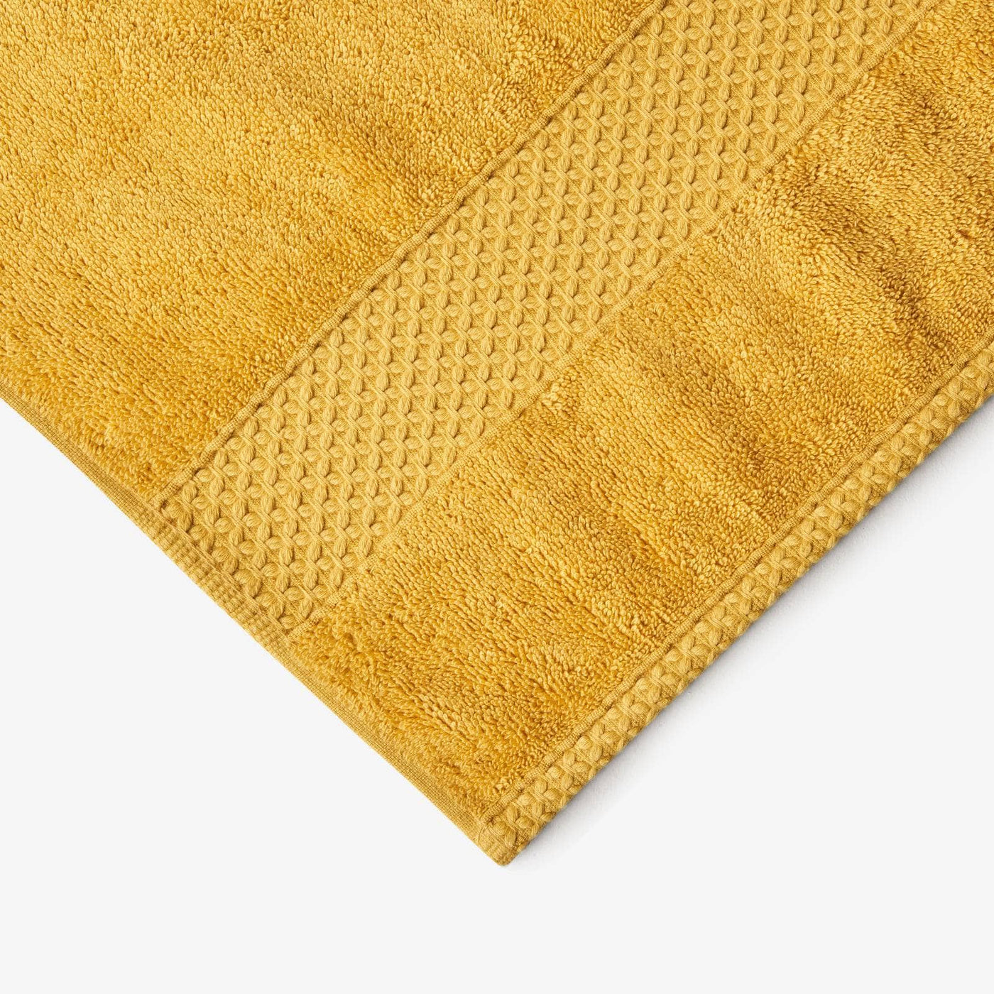 Aqua Fibro Extra Soft 100% Turkish Cotton Bath Towel, Mustard Bath Towels sazy.com
