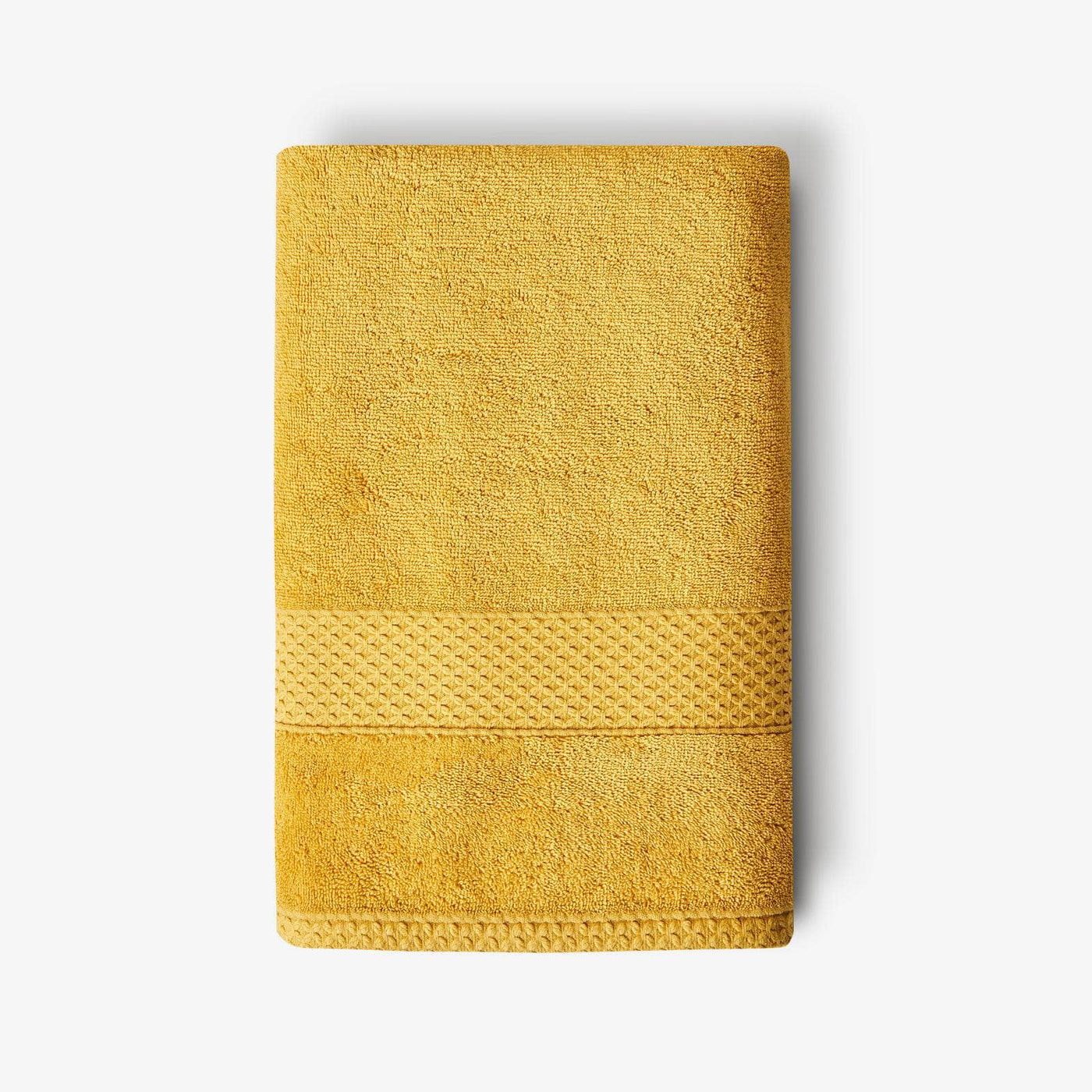 Aqua Fibro Extra Soft 100% Turkish Cotton Bath Towel, Mustard Bath Towels sazy.com