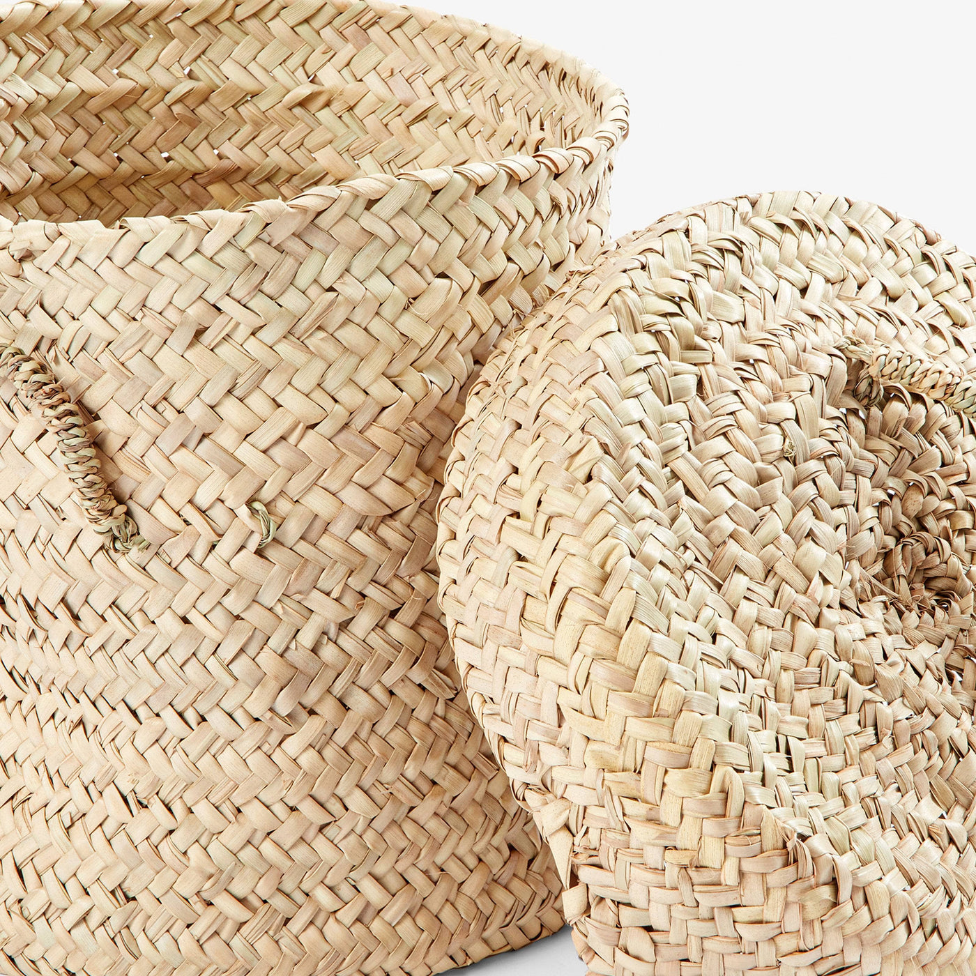 Bennet Lidded Basket, Natural, 25x25 cm 2